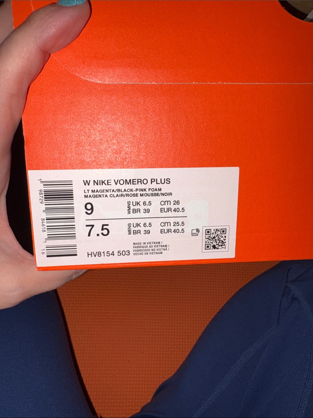 Brand New Women’s Nike Vomero Plus size 9